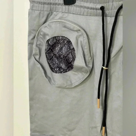 The Hideout Clothing Snakes & Shapes Cargo Joggers Pants - Picture 7 of 8